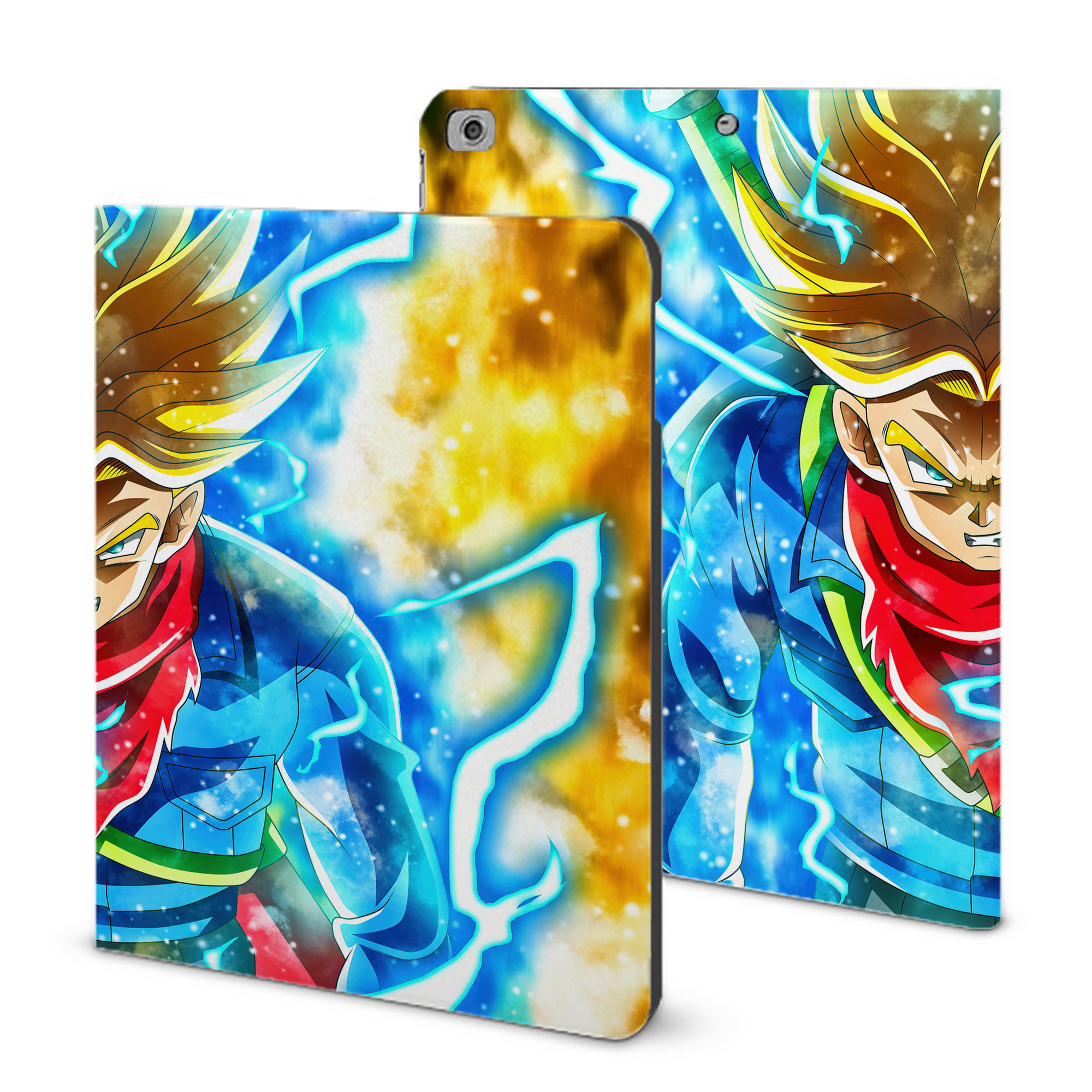 （画像用） ドラゴンボール DRAGON BALL IPad ケース ブック型 PUレザー TPU 耐衝撃 軽量 薄型 ペン収納なし 全面保護 IPad 各モデル対応